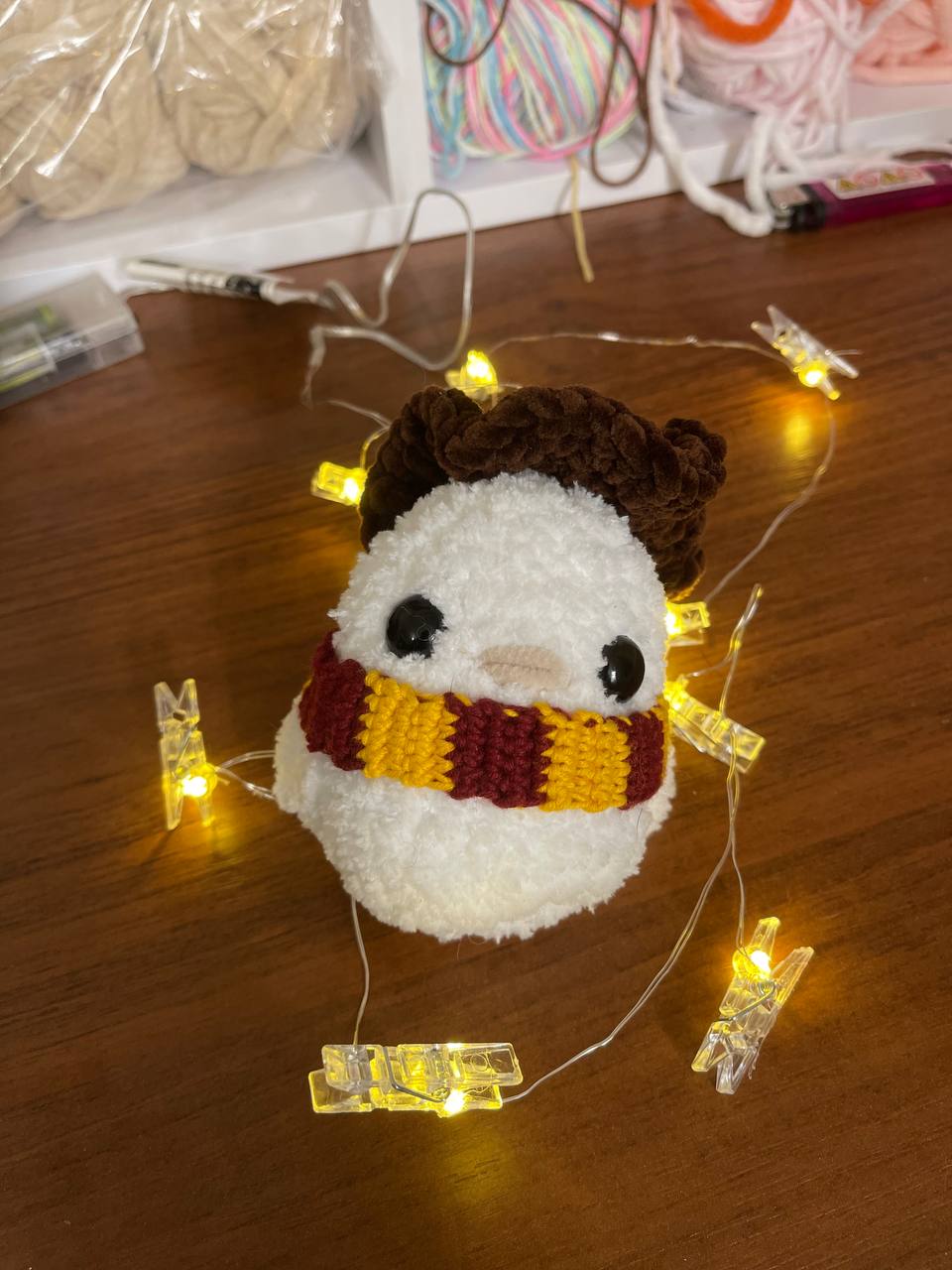 Crochet Owl Pattern + scarf and a witch hat bonus